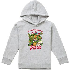 Nickelodeon Teenage Mutant Ninja Turtles Christmas Pizza Youth Kids Pull-Over Hoodie, Athletic Heather in Grey Size: 9-11 Years Grey 9-11 Years Nickelodeon Teenage Mutant Ninja Turtles Christmas Pizza Youth Kids Pull-Over Hoodie, Athletic Heather in Grey Size: 9-11 Years Grey 9-11 Years