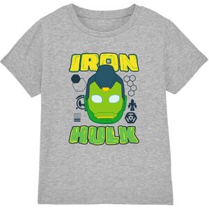 Marvel Boy's Iron Man & His Awesome Friends Iron Hulk T-Shirt in Grey Size: 5-6 Years Grey 5-6 Years Marvel Boy's Iron Man & His Awesome Friends Iron Hulk T-Shirt in Grey Size: 5-6 Years Grey 5-6 Years