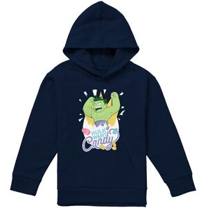 Marvel Easter Hulk Want Candy Youth Kids Pull-Over Hoodie, Navy Size: 9-11 Years Navy 9-11 Years Marvel Easter Hulk Want Candy Youth Kids Pull-Over Hoodie, Navy Size: 9-11 Years Navy 9-11 Years