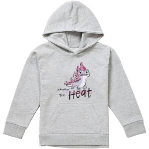 Disney Frozen Bruni The Fire Spirit Is Bringin' The Heat Youth Kids Pull-Over Hoodie, Athletic Heather in Grey Size: 9-11 Years Grey 9-11 Years Disney Frozen Bruni The Fire Spirit Is Bringin' The Heat Youth Kids Pull-Over Hoodie, Athletic Heather in Grey Size: 9-11 Years Grey 9-11 Years