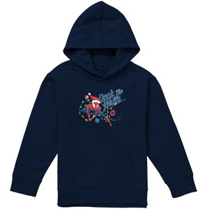 Marvel Spiderman Deck The Walls Youth Kids Pull-Over Hoodie, Navy Size: 5-6 Years Navy 5-6 Years Marvel Spiderman Deck The Walls Youth Kids Pull-Over Hoodie, Navy Size: 5-6 Years Navy 5-6 Years
