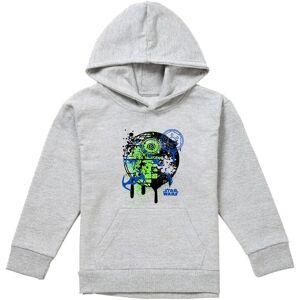 Disney Star Wars Death Star Graffiti Youth Kids Pull-Over Hoodie, Athletic Heather in Grey Size: 9-11 Years Grey 9-11 Years Disney Star Wars Death Star Graffiti Youth Kids Pull-Over Hoodie, Athletic Heather in Grey Size: 9-11 Years Grey 9-11 Years