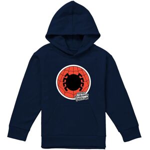 Marvel Friendly Neighborhood Spiderman Badge Youth Kids Pull-Over Hoodie, Navy Size: 12-13 Years Navy 12-13 Years Marvel Friendly Neighborhood Spiderman Badge Youth Kids Pull-Over Hoodie, Navy Size: 12-13 Years Navy 12-13 Years