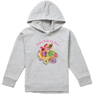 Disney Princess Besties Shine With Ariel, Rapunzel, Tiana Youth Kids Pull-Over Hoodie, Athletic Heather in Grey Size: 9-11 Years Grey 9-11 Years Disney Princess Besties Shine With Ariel, Rapunzel, Tiana Youth Kids Pull-Over Hoodie, Athletic Heather in Grey Size: 9-11 Years Grey 9-11 Years