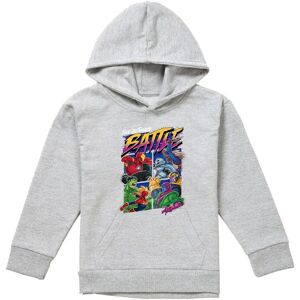 Marvel The Ultimate Battle Youth Kids Pull-Over Hoodie, Athletic Heather in Grey Size: 12-13 Years Grey 12-13 Years Marvel The Ultimate Battle Youth Kids Pull-Over Hoodie, Athletic Heather in Grey Size: 12-13 Years Grey 12-13 Years