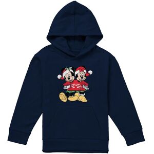 Disney Mickey Mouse & Minnie Christmas Jumper Youth Kids Pull-Over Hoodie, Navy Size: 9-11 Years Navy 9-11 Years Disney Mickey Mouse & Minnie Christmas Jumper Youth Kids Pull-Over Hoodie, Navy Size: 9-11 Years Navy 9-11 Years