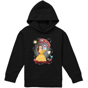 Disney Beauty & The Beast Birthday Princess With Belle & Chip Youth Kids Pull-Over Hoodie, Black Size: 12-13 Years Black 12-13 Years Disney Beauty & The Beast Birthday Princess With Belle & Chip Youth Kids Pull-Over Hoodie, Black Size: 12-13 Years Black 12-13 Years