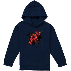 Marvel Red Hulk Fire Youth Kids Pull-Over Hoodie, Navy Size: 5-6 Years Navy 5-6 Years Marvel Red Hulk Fire Youth Kids Pull-Over Hoodie, Navy Size: 5-6 Years Navy 5-6 Years