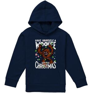 Disney Star Wars A Wookie Little Christmas Youth Kids Pull-Over Hoodie, Navy Size: 12-13 Years Navy 12-13 Years Disney Star Wars A Wookie Little Christmas Youth Kids Pull-Over Hoodie, Navy Size: 12-13 Years Navy 12-13 Years
