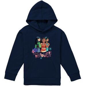 Disney Princess Mulan, Moana, Jasmine Extra Girl Power Youth Kids Pull-Over Hoodie, Navy Size: 5-6 Years Navy 5-6 Years Disney Princess Mulan, Moana, Jasmine Extra Girl Power Youth Kids Pull-Over Hoodie, Navy Size: 5-6 Years Navy 5-6 Years