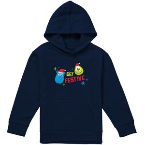 Disney Monsters Inc. Get Festive For Christmas With Mike & Sully Youth Kids Pull-Over Hoodie, Navy Size: 12-13 Years Navy 12-13 Years Disney Monsters Inc. Get Festive For Christmas With Mike & Sully Youth Kids Pull-Over Hoodie, Navy Size: 12-13 Years Navy 12-13 Years