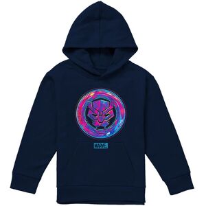 Marvel Black Panther Cyber Panther Youth Kids Pull-Over Hoodie, Navy Size: 9-11 Years Navy 9-11 Years Marvel Black Panther Cyber Panther Youth Kids Pull-Over Hoodie, Navy Size: 9-11 Years Navy 9-11 Years