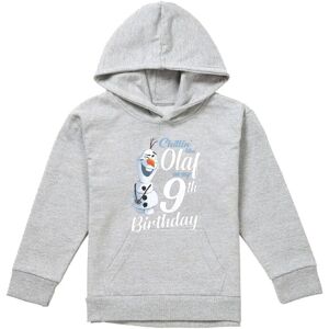 Disney Frozen Chillin Like Olaf 9Th Birthday Youth Kids Pull-Over Hoodie, Athletic Heather in Grey Size: 7-8 Years Grey 7-8 Years Disney Frozen Chillin Like Olaf 9Th Birthday Youth Kids Pull-Over Hoodie, Athletic Heather in Grey Size: 7-8 Years Grey 7-8 Years