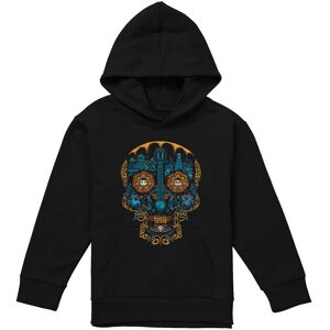 Disney Coco Colorful Day Of The Dead Skull With Miguel & Dante Youth Kids Pull-Over Hoodie, Black Size: 12-13 Years Black 12-13 Years Disney Coco Colorful Day Of The Dead Skull With Miguel & Dante Youth Kids Pull-Over Hoodie, Black Size: 12-13 Years Black 12-13 Years