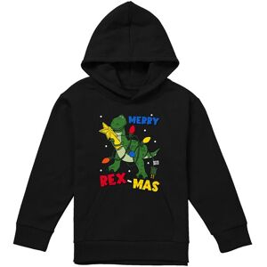 Disney Toy Story Merry Rexmas Christmas Youth Kids Pull-Over Hoodie, Black Size: 9-11 Years Black 9-11 Years Disney Toy Story Merry Rexmas Christmas Youth Kids Pull-Over Hoodie, Black Size: 9-11 Years Black 9-11 Years