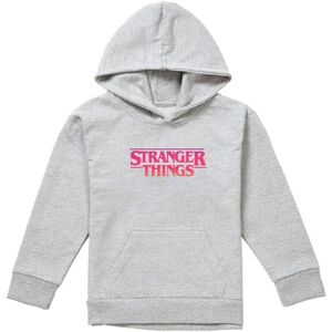 Netflix Stranger Things Sunset Logo Youth Kids Pull-Over Hoodie, Athletic Heather in Grey Size: 9-11 Years Grey 9-11 Years Netflix Stranger Things Sunset Logo Youth Kids Pull-Over Hoodie, Athletic Heather in Grey Size: 9-11 Years Grey 9-11 Years