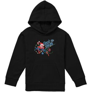 Marvel Spiderman Deck The Walls Youth Kids Pull-Over Hoodie, Black Size: 7-8 Years Black 7-8 Years Marvel Spiderman Deck The Walls Youth Kids Pull-Over Hoodie, Black Size: 7-8 Years Black 7-8 Years