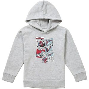 Marvel Spiderman Panel Collage Youth Kids Pull-Over Hoodie, Athletic Heather in Grey Size: 12-13 Years Grey 12-13 Years Marvel Spiderman Panel Collage Youth Kids Pull-Over Hoodie, Athletic Heather in Grey Size: 12-13 Years Grey 12-13 Years