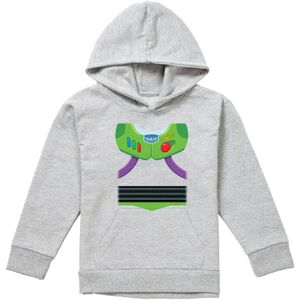 Disney Toy Story Buzz Lightyear Costume Youth Kids Pull-Over Hoodie, Athletic Heather in Grey Size: 5-6 Years Grey 5-6 Years Disney Toy Story Buzz Lightyear Costume Youth Kids Pull-Over Hoodie, Athletic Heather in Grey Size: 5-6 Years Grey 5-6 Years