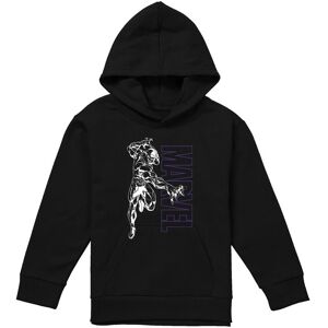 Marvel Black Panther Outline Youth Kids Pull-Over Hoodie, Black Size: 9-11 Years Black 9-11 Years Marvel Black Panther Outline Youth Kids Pull-Over Hoodie, Black Size: 9-11 Years Black 9-11 Years