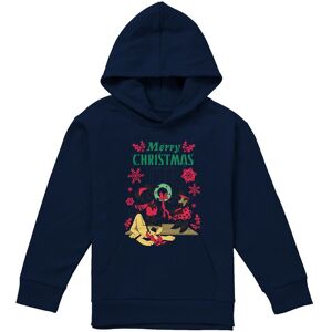 Disney Mickey Mouse & Minnie Christmas Wreath Youth Kids Pull-Over Hoodie, Navy Size: 7-8 Years Navy 7-8 Years Disney Mickey Mouse & Minnie Christmas Wreath Youth Kids Pull-Over Hoodie, Navy Size: 7-8 Years Navy 7-8 Years