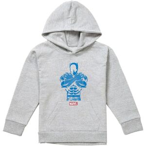 Marvel Black Panther Stripes Youth Kids Pull-Over Hoodie, Athletic Heather in Grey Size: 5-6 Years Grey 5-6 Years Marvel Black Panther Stripes Youth Kids Pull-Over Hoodie, Athletic Heather in Grey Size: 5-6 Years Grey 5-6 Years
