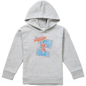 Marvel Spiderman Spidey Senses Tingling Youth Kids Pull-Over Hoodie, Athletic Heather in Grey Size: 12-13 Years Grey 12-13 Years Marvel Spiderman Spidey Senses Tingling Youth Kids Pull-Over Hoodie, Athletic Heather in Grey Size: 12-13 Years Grey 12-13 Years