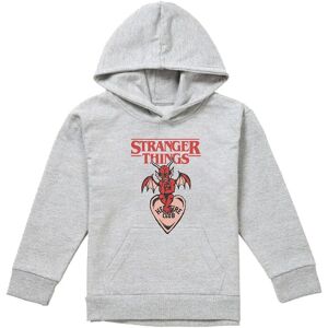 Netflix Stranger Things Hellfire Heart Youth Kids Pull-Over Hoodie, Athletic Heather in Grey Size: 5-6 Years Grey 5-6 Years Netflix Stranger Things Hellfire Heart Youth Kids Pull-Over Hoodie, Athletic Heather in Grey Size: 5-6 Years Grey 5-6 Years