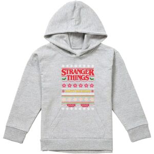 Netflix Stranger Things Demogorgon Ugly Christmas Jumper Youth Kids Pull-Over Hoodie, Athletic Heather in Grey Size: 5-6 Years Grey 5-6 Years Netflix Stranger Things Demogorgon Ugly Christmas Jumper Youth Kids Pull-Over Hoodie, Athletic Heather in Grey Size: 5-6 Years Grey 5-6 Years