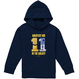 Disney Star Wars Greatest Kid C3Po R2D2 Youth Kids Pull-Over Hoodie, Navy Size: 12-13 Years Navy 12-13 Years Disney Star Wars Greatest Kid C3Po R2D2 Youth Kids Pull-Over Hoodie, Navy Size: 12-13 Years Navy 12-13 Years