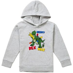 Disney Toy Story Merry Rexmas Christmas Youth Kids Pull-Over Hoodie, Athletic Heather in Grey Size: 9-11 Years Grey 9-11 Years Disney Toy Story Merry Rexmas Christmas Youth Kids Pull-Over Hoodie, Athletic Heather in Grey Size: 9-11 Years Grey 9-11 Years