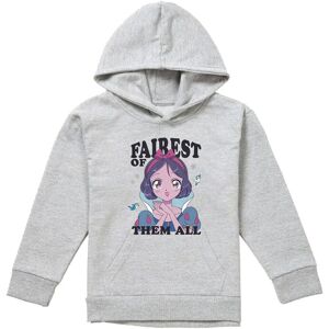 Disney Snow White Fairest Of Them All Youth Kids Pull-Over Hoodie, Athletic Heather in Grey Size: 12-13 Years Grey 12-13 Years Disney Snow White Fairest Of Them All Youth Kids Pull-Over Hoodie, Athletic Heather in Grey Size: 12-13 Years Grey 12-13 Years