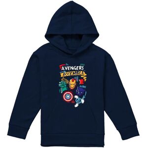 Marvel Superhero Trio Youth Kids Pull-Over Hoodie, Navy Size: 9-11 Years Navy 9-11 Years Marvel Superhero Trio Youth Kids Pull-Over Hoodie, Navy Size: 9-11 Years Navy 9-11 Years