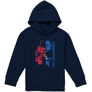 Marvel Captain America & Red Hulk Graffiti Youth Kids Pull-Over Hoodie, Navy Size: 7-8 Years Navy 7-8 Years Marvel Captain America & Red Hulk Graffiti Youth Kids Pull-Over Hoodie, Navy Size: 7-8 Years Navy 7-8 Years