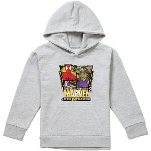 Marvel Spiderman Battle Youth Kids Pull-Over Hoodie, Athletic Heather in Grey Size: 12-13 Years Grey 12-13 Years Marvel Spiderman Battle Youth Kids Pull-Over Hoodie, Athletic Heather in Grey Size: 12-13 Years Grey 12-13 Years