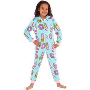Cozy n Dozy Girl's Sleepover Fleece Onesie in Mint Size: 3-4 Years Mint 3-4 Years Cozy n Dozy Girl's Sleepover Fleece Onesie in Mint Size: 3-4 Years Mint 3-4 Years