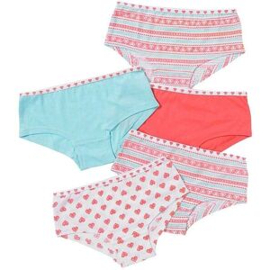 Just Essentials Girl's 5 Pack Printed Hipster Briefs in Coral Size: 13 Years Coral 13 Years Just Essentials Girl's 5 Pack Printed Hipster Briefs in Coral Size: 13 Years Coral 13 Years