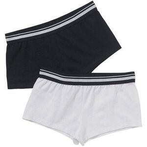 Just Essentials Girl's 2 Pack Sporty Hipster Briefs in White Size: 7-8 Years White 7-8 Years Just Essentials Girl's 2 Pack Sporty Hipster Briefs in White Size: 7-8 Years White 7-8 Years