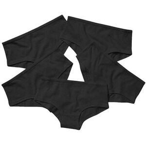 Just Essentials Girl's 5 Pack Plain Hipster Briefs in Black Size: 5-6 Years Black 5-6 Years Just Essentials Girl's 5 Pack Plain Hipster Briefs in Black Size: 5-6 Years Black 5-6 Years