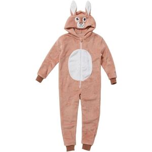 Animal Crazy Rabbit Fleece Onesie in Light Beige Size: 6-7 Years Light Beige 6-7 Years Animal Crazy Rabbit Fleece Onesie in Light Beige Size: 6-7 Years Light Beige 6-7 Years