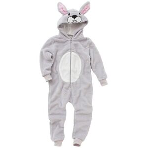 Animal Crazy Rabbit Fleece Onesie in Mid Grey Size: 3-4 Years Mid Grey 3-4 Years Animal Crazy Rabbit Fleece Onesie in Mid Grey Size: 3-4 Years Mid Grey 3-4 Years