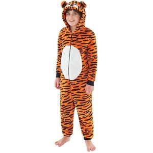 Animal Crazy Tiger Fleece Onesie in Orange Size: 2-3 Years Orange 2-3 Years Animal Crazy Tiger Fleece Onesie in Orange Size: 2-3 Years Orange 2-3 Years