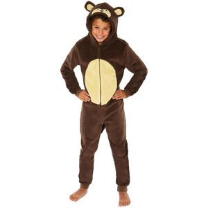 Animal Crazy Monkey Fleece Onesie in Brown Size: 3-4 Years Brown 3-4 Years Animal Crazy Monkey Fleece Onesie in Brown Size: 3-4 Years Brown 3-4 Years