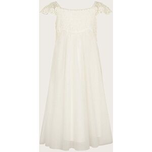Monsoon Girl's Estella Dress in Ivory Size: 3 Years Ivory 3 Years Monsoon Girl's Estella Dress in Ivory Size: 3 Years Ivory 3 Years