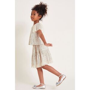Monsoon Girl's Adele Sequin Skirt Natural in Ivory Size: 11-12 Years Ivory 11-12 Years Monsoon Girl's Adele Sequin Skirt Natural in Ivory Size: 11-12 Years Ivory 11-12 Years