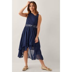 Monsoon Girl's Abigail One-Shoulder Prom Dress Blue Size: 11 Years Blue 11 Years Monsoon Girl's Abigail One-Shoulder Prom Dress Blue Size: 11 Years Blue 11 Years