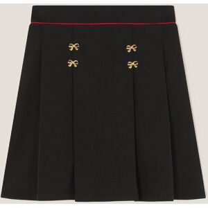 Monsoon Girl's Bow Pointelle Pleated Skirt Black Size: 5-6 Years Black 5-6 Years Monsoon Girl's Bow Pointelle Pleated Skirt Black Size: 5-6 Years Black 5-6 Years