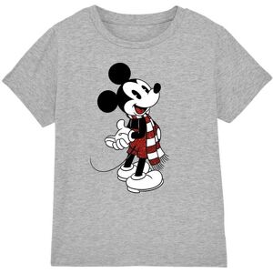 Mickey Mouse Christmas Scarf Kids T-Shirt Light Grey Size: 3-4 Years Light Grey 3-4 Years Mickey Mouse Christmas Scarf Kids T-Shirt Light Grey Size: 3-4 Years Light Grey 3-4 Years