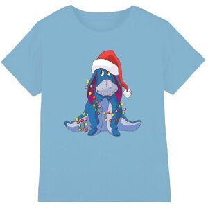 Winnie The Pooh Christmas Light Entangled Eeyore Kids T-Shirt Light Blue Size: 7-8 Years Light Blue 7-8 Years Winnie The Pooh Christmas Light Entangled Eeyore Kids T-Shirt Light Blue Size: 7-8 Years Light Blue 7-8 Years