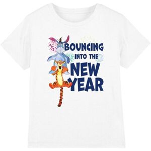 Winnie The Pooh Bouncing Into The New Year Kids T-Shirt White Size: 5-6 Years White 5-6 Years Winnie The Pooh Bouncing Into The New Year Kids T-Shirt White Size: 5-6 Years White 5-6 Years